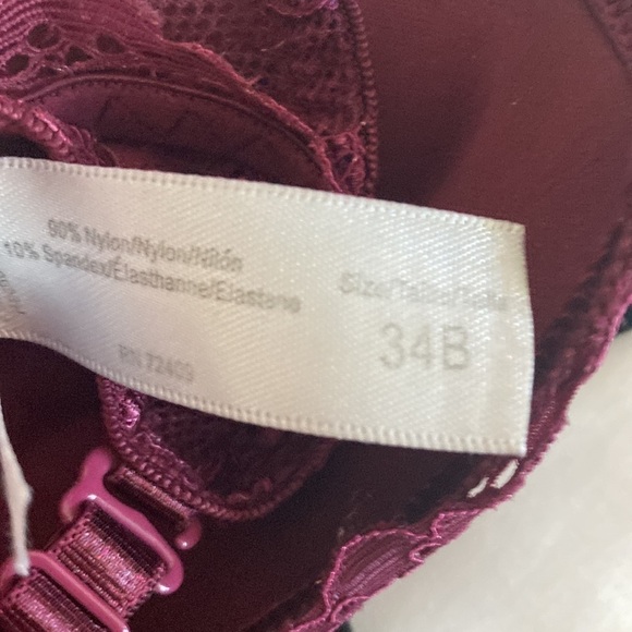 SOPHIE B LACE PUSH UP PADDED BRA 34B - Picture 5 of 5